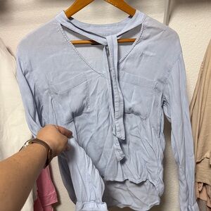 Abercrombie & Fitch Soft Gray Top